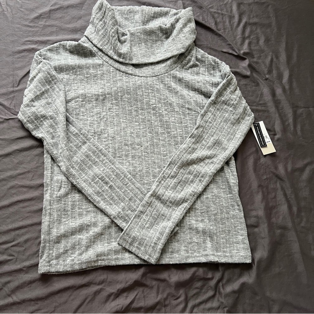 Nordstrom BP. Light Gray Cowl Neck Sweater NWT